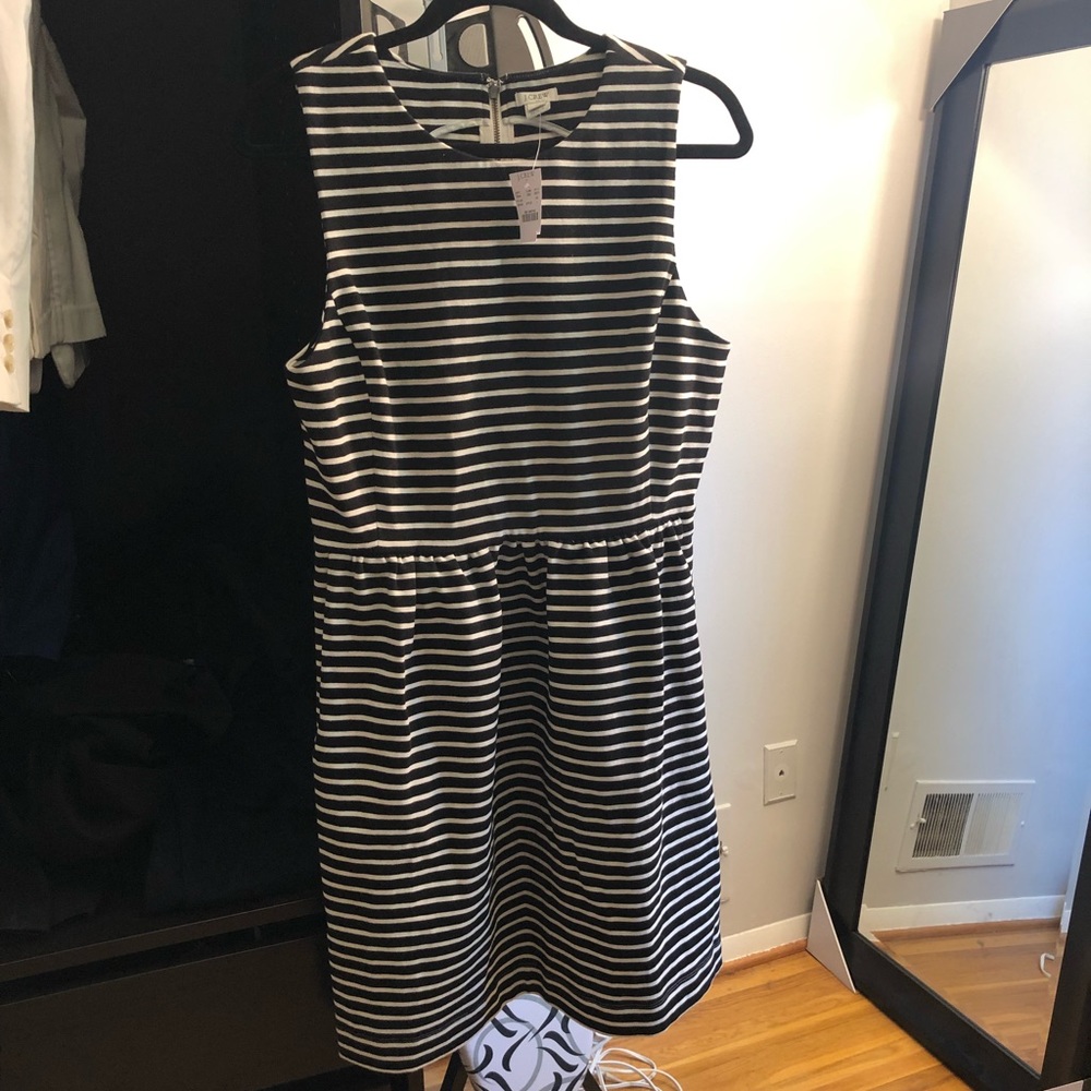 J.Crew Striped Dress Size L